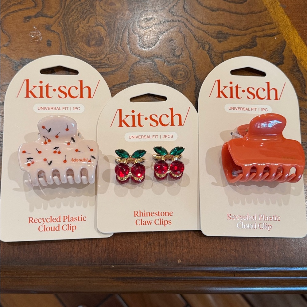 Kitsch (2) Cloud Clips & (2) Claw Clips